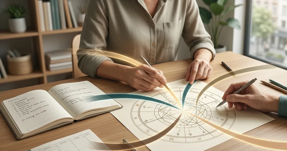 Đối chiếu Mệnh Tài Quan Di trong lá số qua bốn lớp bản mệnh, nguồn lực, công việc và môi trường bên ngoài