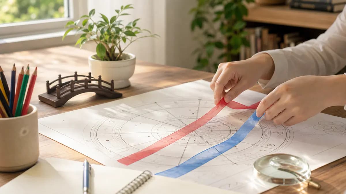 Minh họa so sánh lá số bát tự và lá số tử vi theo dữ liệu đầu vào, câu hỏi đọc và hướng bắt đầu cho người mới