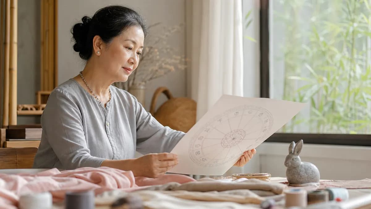 Minh họa Tử vi trọn đời tuổi Quý Mão 1963 nữ mạng trên Lá số tinh hoa