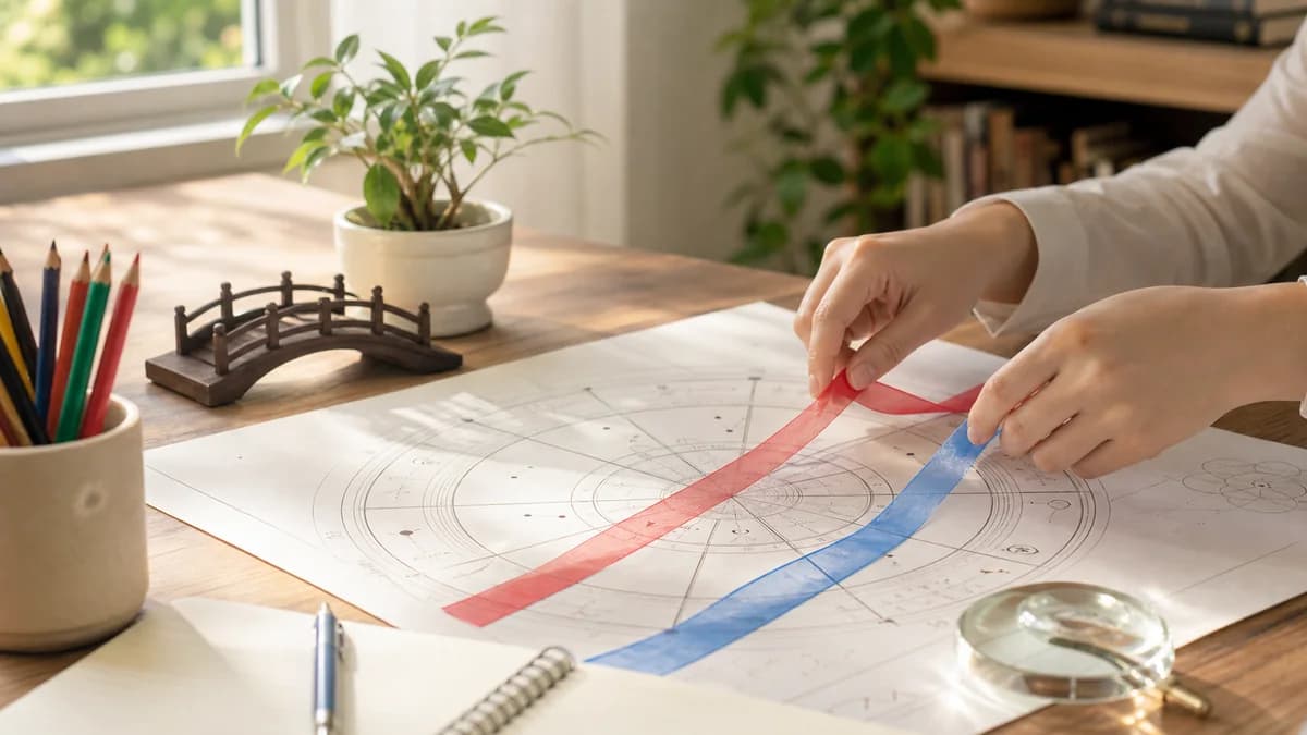 Minh họa Tuần Triệt trong lá số tử vi và cách hiểu đúng để không lo quá